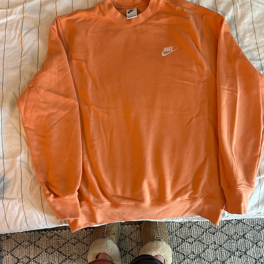 Nike Orange Crewneck Sweater